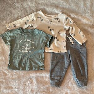 Kids' Graphic Tee and Long Sleeve Set